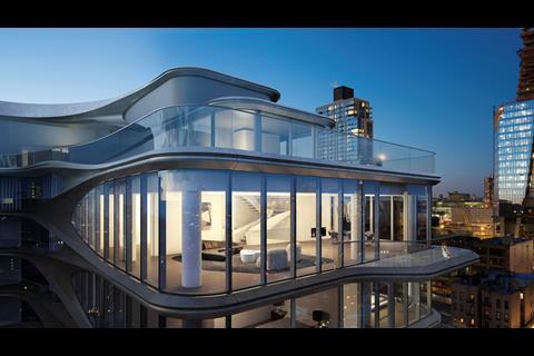 Zaha Hadid Architects - High Line penthouse in New York - 520 West 28th 